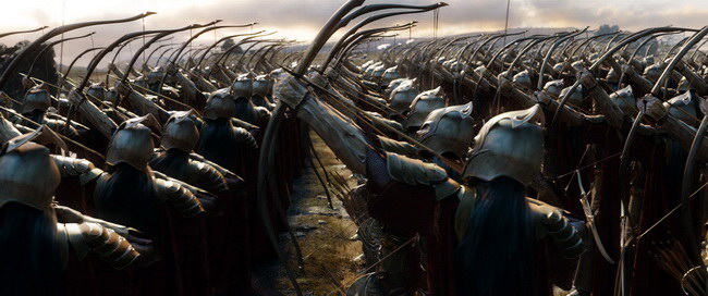 24 Hobbit-Bataille-Cinq-Armees Elfes-archers